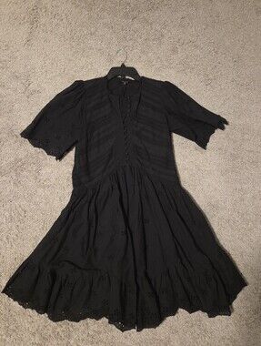 madewell splitneck mini dress Splitneck Mini Dress